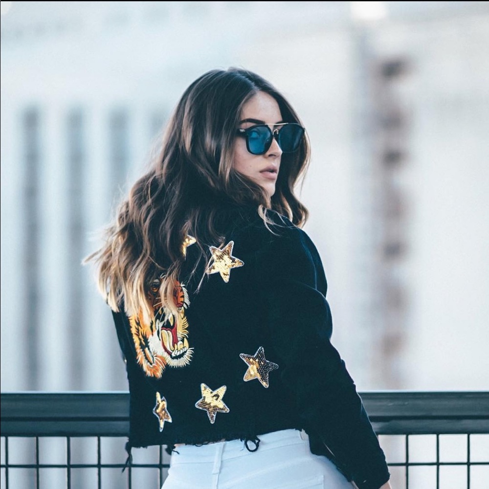 Nasty Gal Cropped Denim Jacket